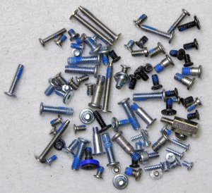 GENUINE OEM MAC APPLE MACBOOK PRO 15" A1211 A1226 COMPLETE SCREWS SCREW SET