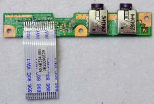 OEM HP G60 COMPAQ CQ50 AUDIO JACK BOARD 50.4H534.001 JH20090329 896 80C VW-1