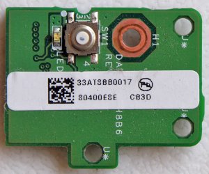 OEM HP DV6000 DV6500 DV6700 POWER BUTTON SWITCH BOARD 33AT3BB0017 / DAAT8ATH8B6
