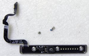 MACBOOK PRO 13" A1278 UNIBODY BATTERY INDICATOR CONNECTOR w/ SCREWS 821-0828-A