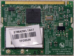 GATEWAY MX8000 MA2 MA3 WiFi WIRELESS PCI CARD 7MA2WLTA07 BCM94318MPG