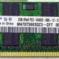 GENUINE OEM HP G60 COMPAQ CQ60 2GB 2Rx8 PC2-6400S RAM M470T5663QZ3 485032-001