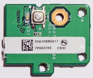 OEM HP DV6000 DV6500 DV6700 POWER BUTTON SWITCH BOARD 33AT3BB0017 / DAAT8ATH8B6
