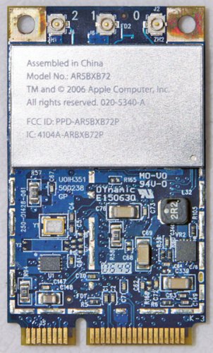 MACBOOK PRO 15" A1211 A1260 A1226 PCI WIFI CARD AR5BXB72 020-5340-A 603-9432-A