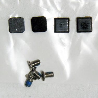 OEM LENOVO B560 LCD BEZEL SCREWS & SCREW COVERS (4X)