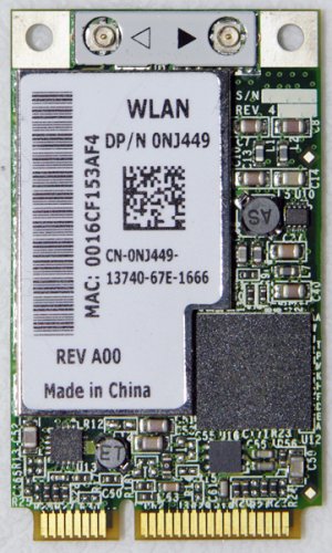 OEM DELL XPS M1710 E1505 E1705 PCI WIFI WIRLESS CARD WLAN 802.11 N/G/B NJ449