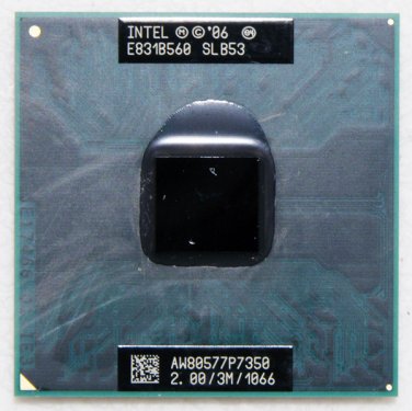 TOSHIBA SATELLITE A505 INTEL MOBILE CORE 2 DUO 2.0GHz SLB53 AW80577P7350 P7350