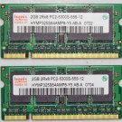 OEM MAC APPLE MACBOOK PRO 13" 15" 17" 4GB (2x2GB) RAM PC2-5300S HYMP325S64AMP8