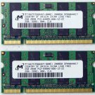 GENUINE OEM HP PAVILION DV4 DV4T 4GB (2X2GB) RAM PC2-6400S-666-12 MT16HTF25664HY