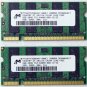 GENUINE OEM HP PAVILION DV4 DV4T 4GB (2X2GB) RAM PC2-6400S-666-12 MT16HTF25664HY