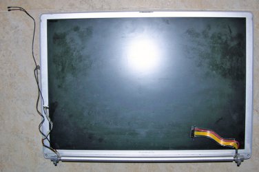 GENUINE OEM APPLE MAC POWERBOOK G4 15.4" 1.67GHz COMPLETE LCD SCREEN ASSEMBLY