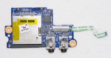 GENUINE OEM HP PROBOOK 4535S 4530S AUDIO SOUND JACKS & SD CARD READER BOARD