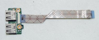 GENUINE OEM HP PAVILION DV5 DUEL USB BOARD w/ CABLE DA0QT6TB6E0 34QT6UB0000