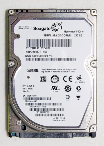 OEM HP COMPAQ G56 G62 CQ56 CQ62 250GB 5400RPM SEAGATE HD HARD DRIVE 9HH132