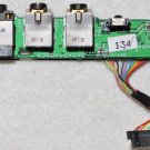 OEM HP PAVILION DV9000 DV9500 DV9700 AUDIO SOUND BOARD DA0AT9AB8C9 w/ CABLE
