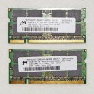 OEM MAC APPLE MACBOOK PRO 13" 15" 17" 1GB (2x 1GB) RAM PC2-5300S MT16HTF12864HY