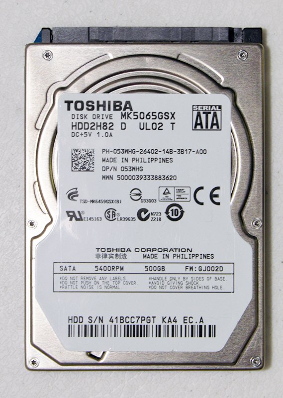 OEM DELL INSPIRON 1545 500GB 5400RPM SATA HD HARD DRIVE MK5065GSX 53WHG
