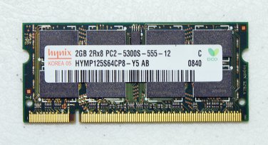 OEM HP PAVILION DV2000 DV6000 DV9000 2GB LAPTOP RAM PC2-5300S HYMP125S64CP9-Y5
