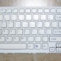GENUINE OEM SONY VAIO VPCEE25FX VPCEE SERIES WHITE KEYBOARD V116646B AENE7U00010