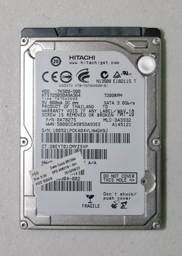 GENUINE OEM HP PAVILION DM4 500GB SATA 7200RPM HD HDD HT725050A9A364 608218-001
