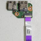 GENUINE OEM HP PAVILION DM4 DUEL USB PORT 6050A2317901 6035B0061601 w/ CABLE