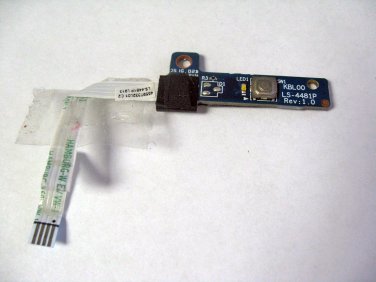 HP Pavilion dv3-1075us Series Power Button Board with Cable LS-4481P (R2-07)