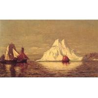 Iceberg Oil Painting on Canvas Awe Inspiring (g66112440ttps)