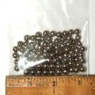 1/4 " Round Nickle Beads Pkt of 100 Hollow New