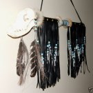 Indian Fancy Dance Stick Coyote Skull Native American