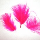 100 + Small HOT PINK 1-3" Marabou Fluff Feathers 1/4 oz 100 + Small HOT PINK 1-3" Marabou Fluff Feathers 1/4 oz