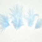 100 + Small LIGHT BLUE 1-3" Marabou Fluff Feathers 1/4 oz 100 + Small LIGHT BLUE 1-3" Marabou Fluff Feathers 1/4 oz
