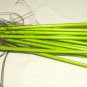 Peacock eye feathers Stem Dyed 100 LIME GREEN L 30-35"