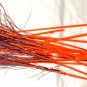 Peacock eye feathers Stem Dyed 100 ORANGE L 30-35"