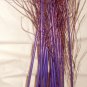 Peacock eye feathers Stem Dyed 100 PLUM PURPLE L 30-35"