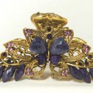 Hair Clip Jeweled ButterflyElegant Hair Fashion Purple 06 Hair Clip Jeweled ButterflyElegant Hair Fashion Purple 06