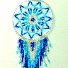 Beaded Dreamcatcher Christmas or Car Ornament Handmade 2.5x6.5" D22 Beaded Dreamcatcher Christmas or Car Ornament Handmade 2.5x6.5" D22