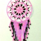 Beaded Dreamcatcher Christmas or Car Ornament Handmade 2.5x6.5" D12 Beaded Dreamcatcher Christmas or Car Ornament Handmade 2.5x6.5" D12
