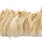 1/4 lb BEIGE Rooster Coque Tail Feathers 6-8" L Bleached & dyed 1/4 lb BEIGE Rooster Coque Tail Feathers 6-8" L Bleached & dyed