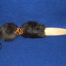 12" Native American Bone Knife Artifact Leather Fur & Bead wrapped handle 06 12" Native American Bone Knife Artifact Leather Fur & Bead wrapped handle 06