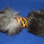 12" Native American Bone Knife Artifact Leather Fur & Bead wrapped handle 06