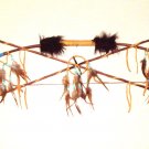 40" Native American Bow  & Arrows w/ Medicine Wheel  ECH02