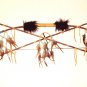 40" Native American Bow  & Arrows w/ Medicine Wheel  ECH02