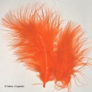 ORANGE Feathers Fluffy Marabou 1 oz (28 g) 3-8" L ORANGE Feathers Fluffy Marabou 1 oz (28 g) 3-8" L