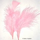 LIGHT PINK Feathers Fluffy Marabou 1 oz (28 g) 3-8" L LIGHT PINK Feathers Fluffy Marabou 1 oz (28 g) 3-8" L