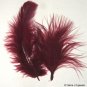 BURGUNDY Feathers Fluffy Marabou 1 oz (28 g)  3-8" L
