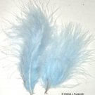 LIGHT BLUE Feathers Fluffy Marabou 1 oz (28 g) 3-8" L LIGHT BLUE Feathers Fluffy Marabou 1 oz (28 g) 3-8" L