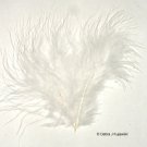 WHITE Feathers Fluffy Marabou 1 oz (28 g) 3-8" L WHITE Feathers Fluffy Marabou 1 oz (28 g) 3-8" L