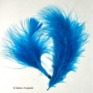 Dark TURQUOISE BLUE Feathers Fluffy Marabou 1 oz (28 g) 3-8" L Dark TURQUOISE BLUE Feathers Fluffy Marabou 1 oz (28 g) 3-8" L