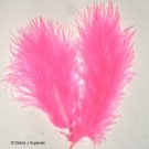 PINK ORIENT Feathers Fluffy Marabou 1/4 oz (7g)  3-8"
