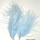 LIGHT BLUE Feathers Fluffy Marabou 1/4 oz (7g) 3-8" LIGHT BLUE Feathers Fluffy Marabou 1/4 oz (7g) 3-8"